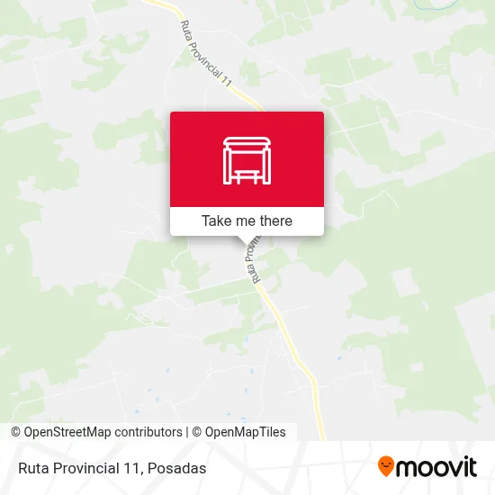 Mapa de Ruta Provincial 11