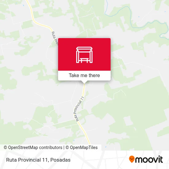 Mapa de Ruta Provincial 11