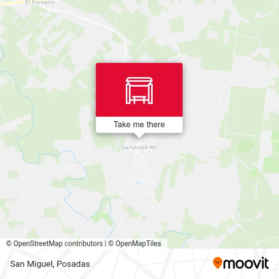 San Miguel map