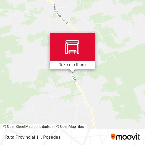 Mapa de Ruta Provincial 11