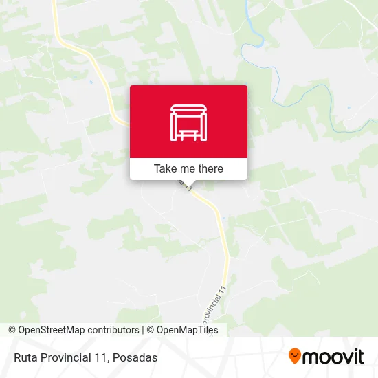 Mapa de Ruta Provincial 11