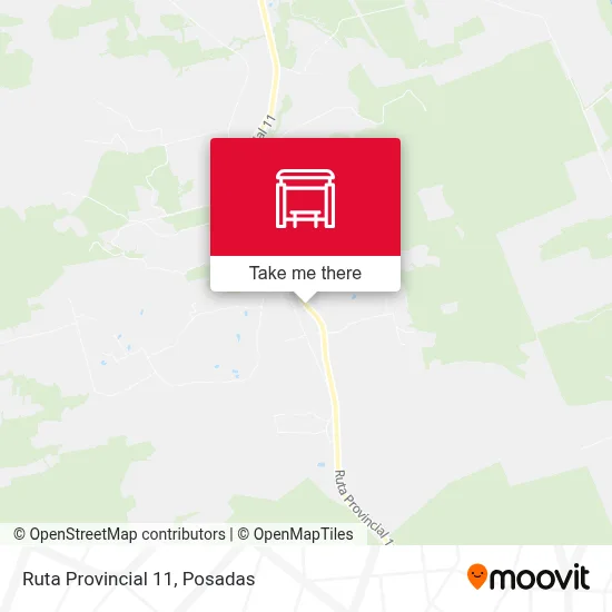 Mapa de Ruta Provincial 11