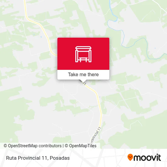 Mapa de Ruta Provincial 11