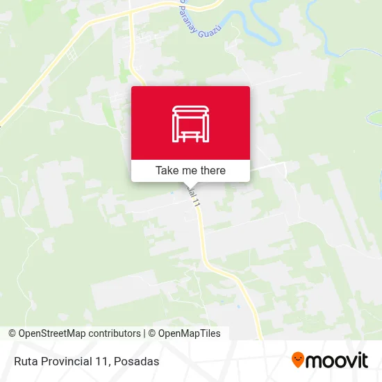 Mapa de Ruta Provincial 11