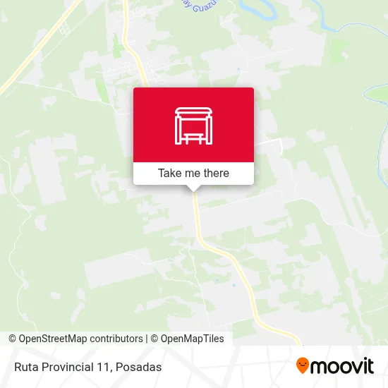 Mapa de Ruta Provincial 11