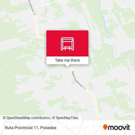 Mapa de Ruta Provincial 11