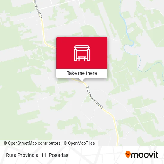 Mapa de Ruta Provincial 11