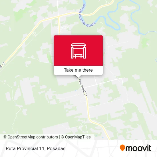 Mapa de Ruta Provincial 11