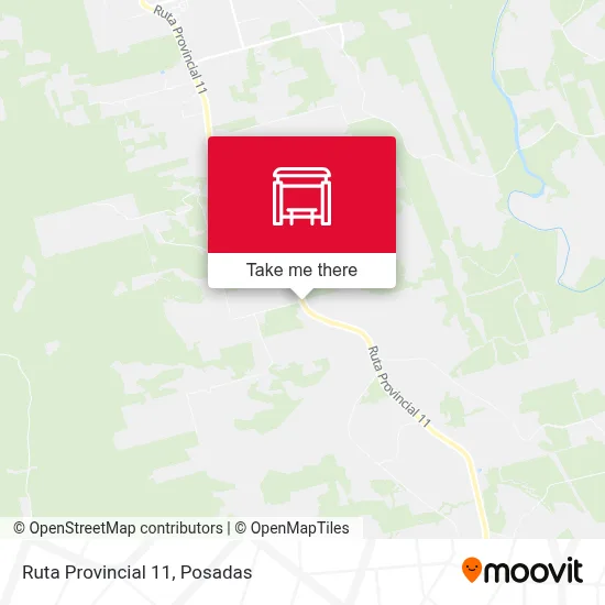 Mapa de Ruta Provincial 11