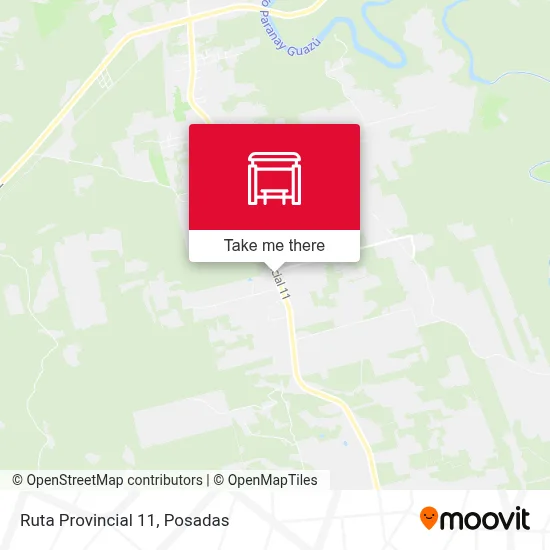 Mapa de Ruta Provincial 11