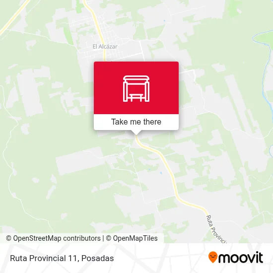 Mapa de Ruta Provincial 11