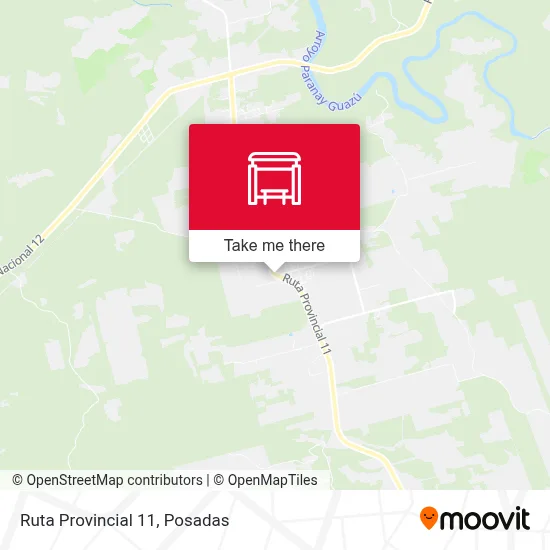 Mapa de Ruta Provincial 11