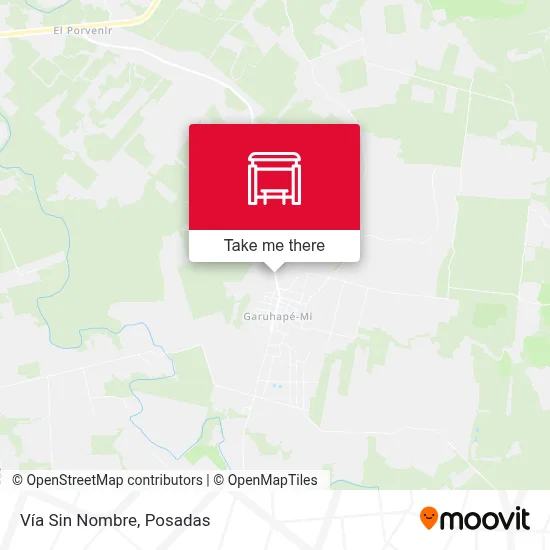 Vía Sin Nombre map