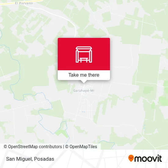 San Miguel map