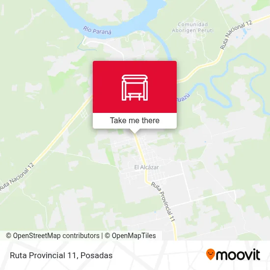 Mapa de Ruta Provincial 11