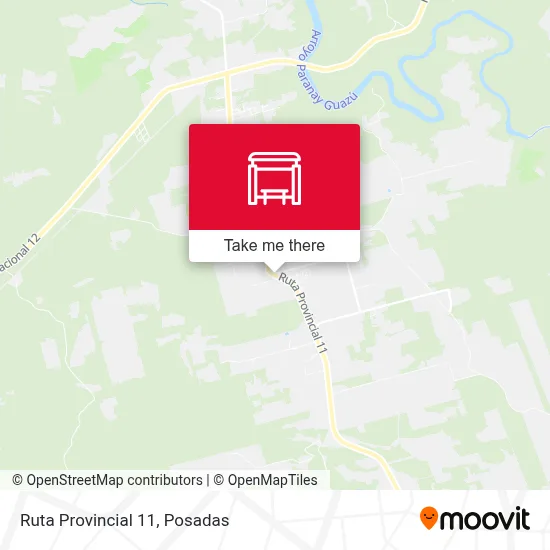 Mapa de Ruta Provincial 11