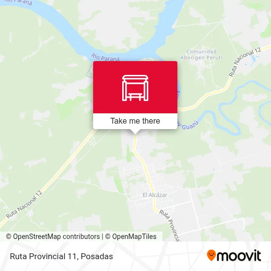 Mapa de Ruta Provincial 11