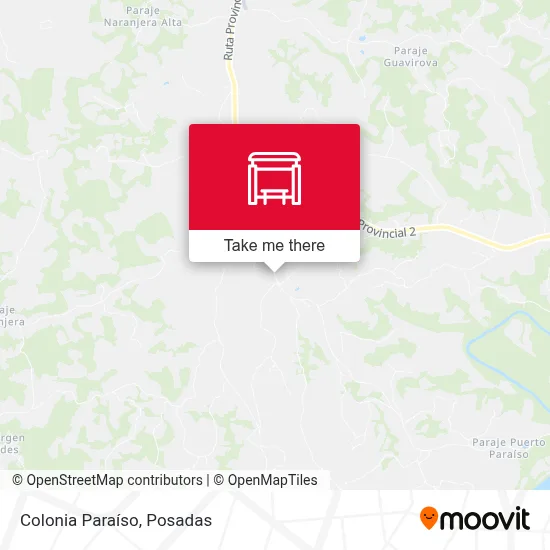 Colonia Paraíso map