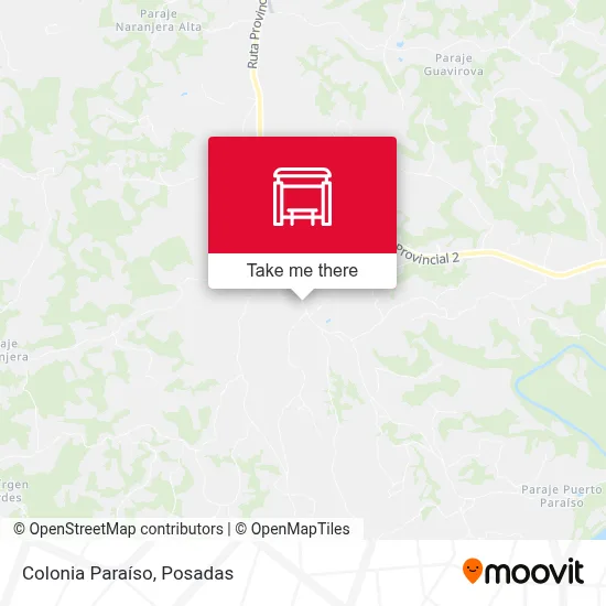 Colonia Paraíso map