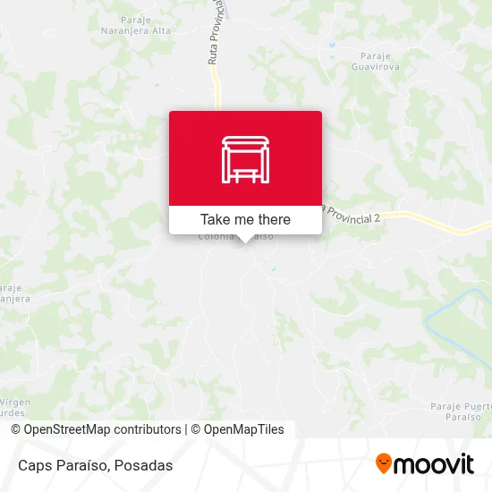 Caps Paraíso map