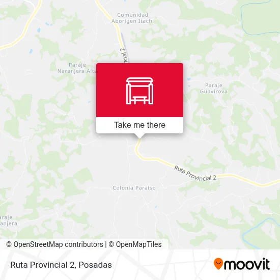 Mapa de Ruta Provincial 2