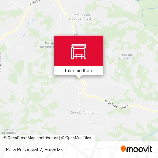Mapa de Ruta Provincial 2