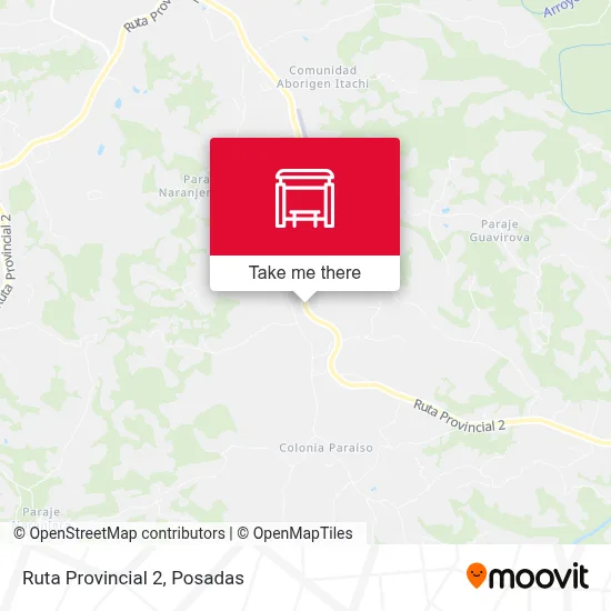 Mapa de Ruta Provincial 2