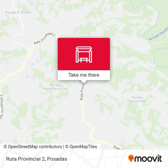 Mapa de Ruta Provincial 2