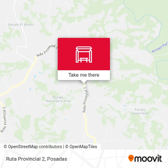 Mapa de Ruta Provincial 2