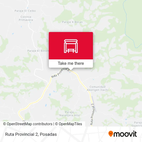 Mapa de Ruta Provincial 2