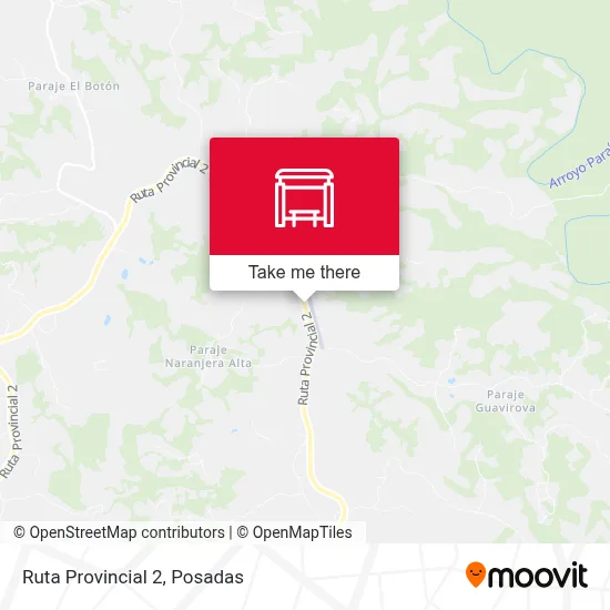 Mapa de Ruta Provincial 2