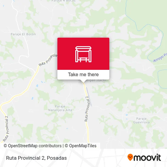 Mapa de Ruta Provincial 2