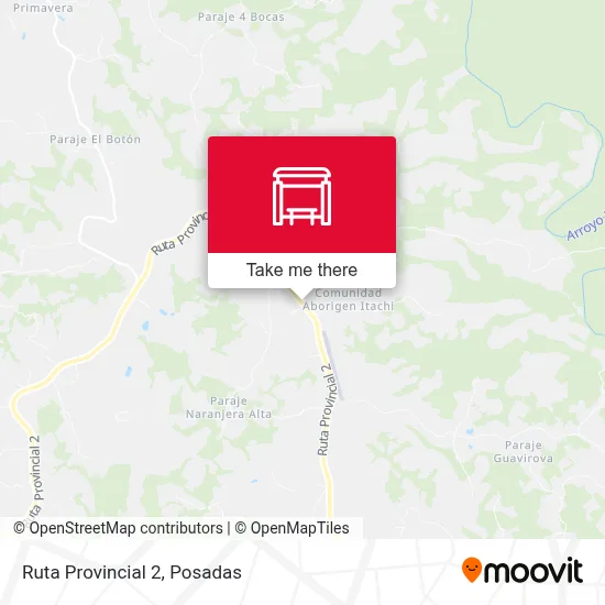 Mapa de Ruta Provincial 2
