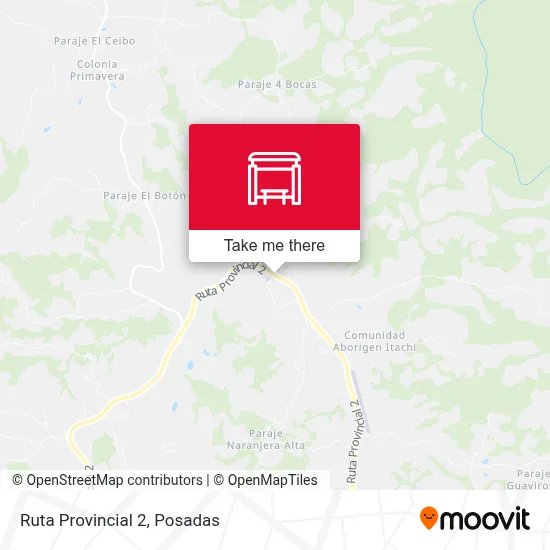 Mapa de Ruta Provincial 2