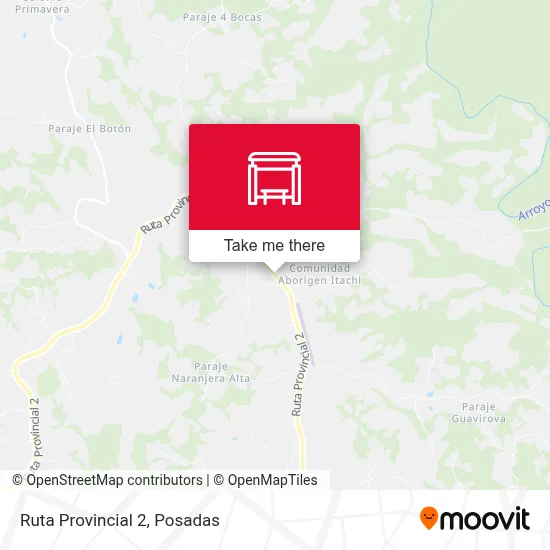 Mapa de Ruta Provincial 2