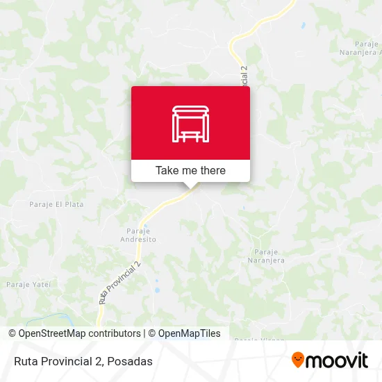 Mapa de Ruta Provincial 2