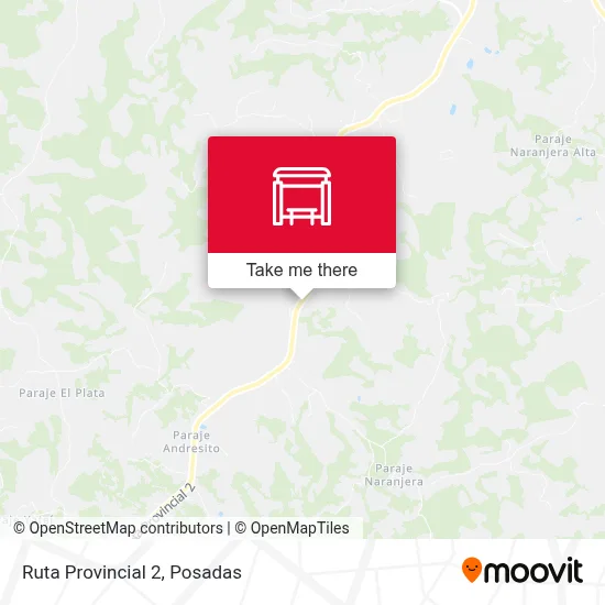 Mapa de Ruta Provincial 2
