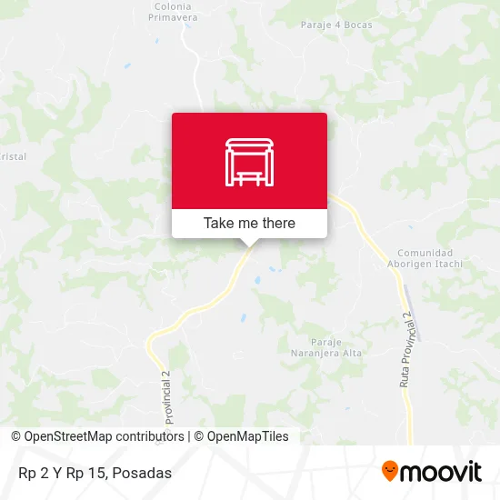 Mapa de Rp 2 Y Rp 15