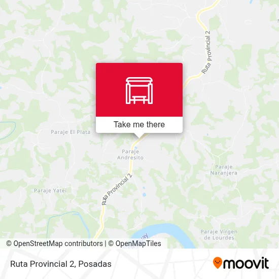Mapa de Ruta Provincial 2