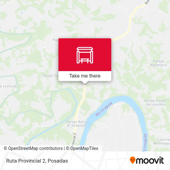 Mapa de Ruta Provincial 2