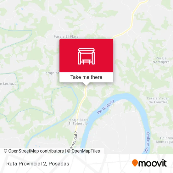 Mapa de Ruta Provincial 2