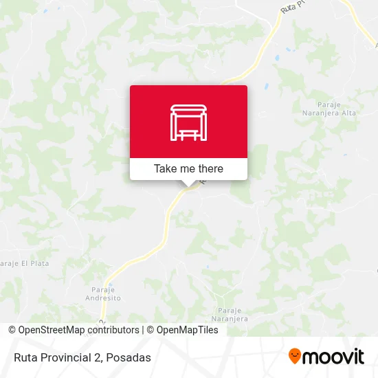 Mapa de Ruta Provincial 2