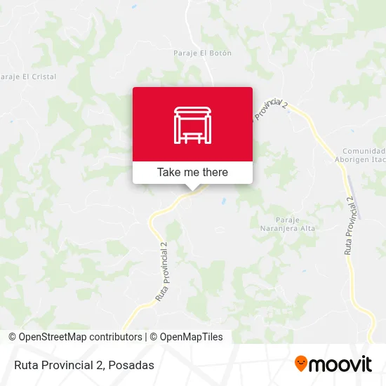 Mapa de Ruta Provincial 2