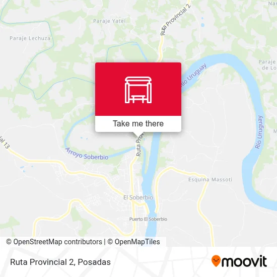 Mapa de Ruta Provincial 2