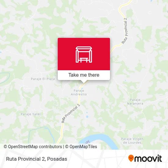 Mapa de Ruta Provincial 2