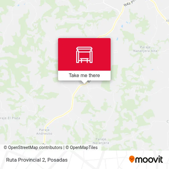 Mapa de Ruta Provincial 2