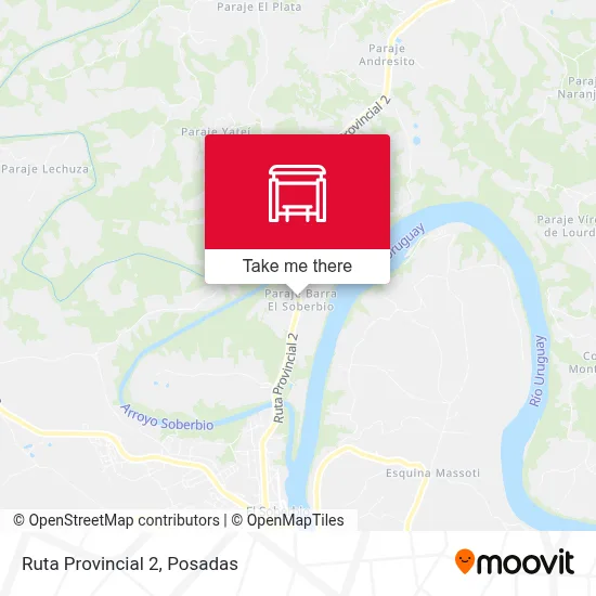 Mapa de Ruta Provincial 2