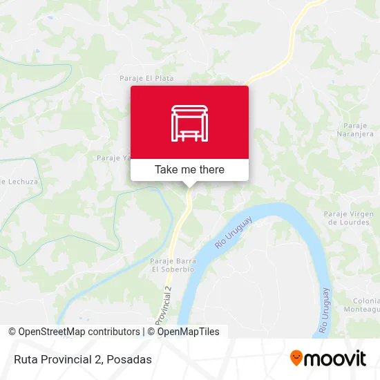 Mapa de Ruta Provincial 2