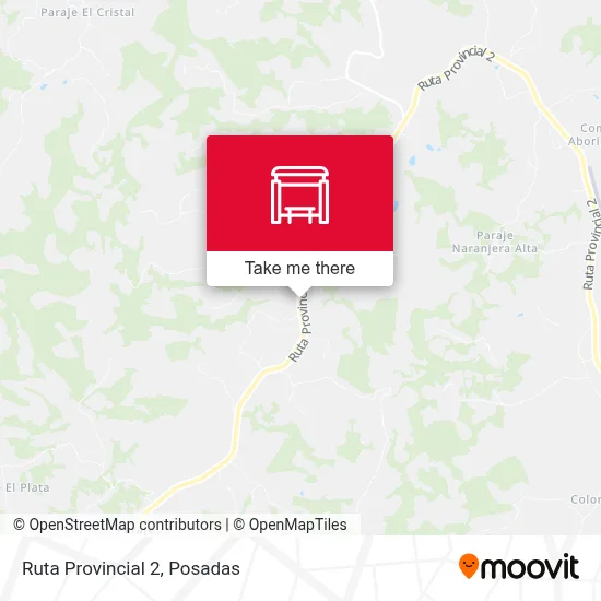 Mapa de Ruta Provincial 2