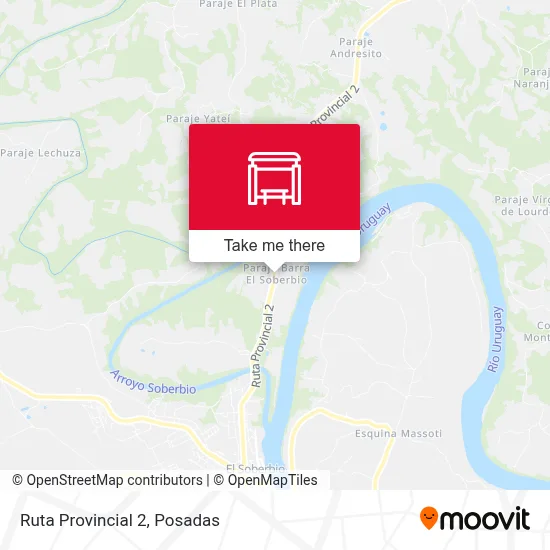 Mapa de Ruta Provincial 2
